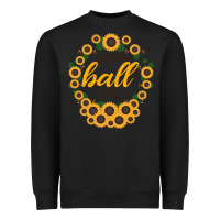 Black Happy Fall Sunflowers Heavyweight Sweatshirt - Bettercallsaul