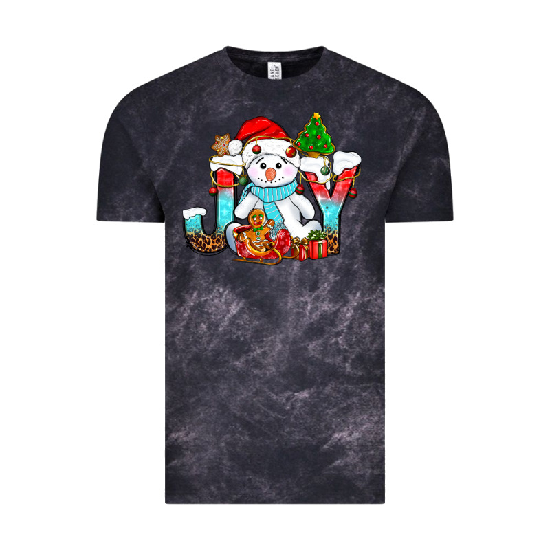 Joy Christmas With Snowman Bbs Vintage Tee by BundleAndBundleShop | Teevron