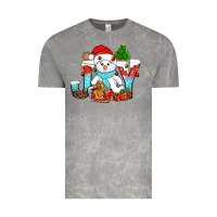 Cloud Rock joy christmas with snowman bbs Vintage Tee - BundleAndBundleShop