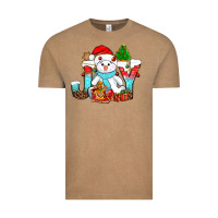 Vintage Coffee joy christmas with snowman bbs Vintage Tee - BundleAndBundleShop