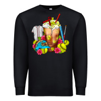 Black Softball Frappe Coffee Premium Sweatshirt - FaDigitalArtStudio