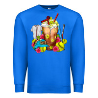 True Royal Softball Frappe Coffee Premium Sweatshirt - FaDigitalArtStudio