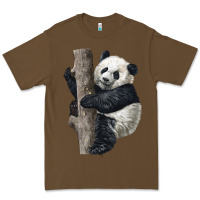 Cacao Giant Panda Premium Tee - LillyAllenDesigns