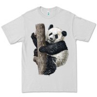 Dove Grey Giant Panda Premium Tee - LillyAllenDesigns