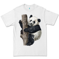 White Giant Panda Premium Tee - LillyAllenDesigns