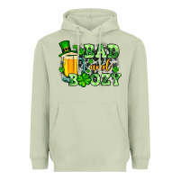 Matcha St. Patrick's Bad and boozy Heavyweight Hoodie - OliviaCreatesArt