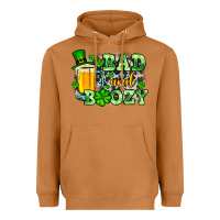 Meerkat St. Patrick's Bad and boozy Heavyweight Hoodie - OliviaCreatesArt