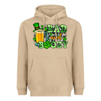 St. Patrick's Bad And Boozy Heavyweight Hoodie | Teevron