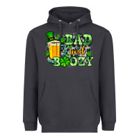 Smoke St. Patrick's Bad and boozy Heavyweight Hoodie - OliviaCreatesArt