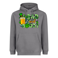 Storm St. Patrick's Bad and boozy Heavyweight Hoodie - OliviaCreatesArt