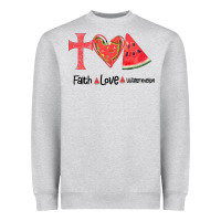 Faith Love Watermelon Heavyweight Sweatshirt | Teevron