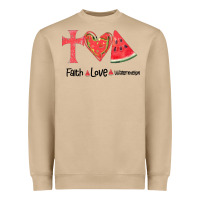 Mushroom Faith Love Watermelon Heavyweight Sweatshirt - Bettercallsaul