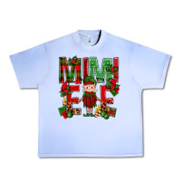 Grape Ice Mimi Elf with Knitting Christmas Urban Heavy Tee - BundleAndBundleShop