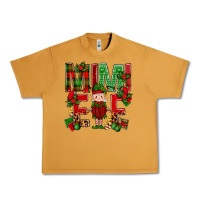 Peanut Butter Mimi Elf with Knitting Christmas Urban Heavy Tee - BundleAndBundleShop
