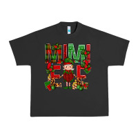 Pigment Black Mimi Elf with Knitting Christmas Urban Heavy Tee - BundleAndBundleShop