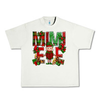 Pistachio Mimi Elf with Knitting Christmas Urban Heavy Tee - BundleAndBundleShop
