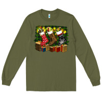 Army Green Christmas Long Sleeve Tee - RanaPortraitStore