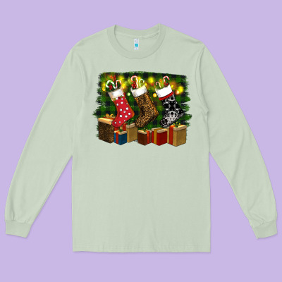 Christmas Long Sleeve Tee Designed By Ranaportraitstore