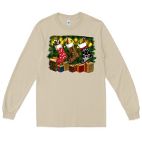 Mushroom Christmas Long Sleeve Tee - RanaPortraitStore