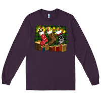 Plum Christmas Long Sleeve Tee - RanaPortraitStore