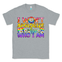 Heather Grey LGBTQ I Won't Apologize For Who I Am Classic Tee - BundleAndBundleShop