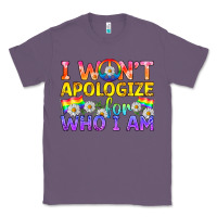 Lavender LGBTQ I Won't Apologize For Who I Am Classic Tee - BundleAndBundleShop