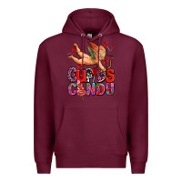Burgundy cupids candy olivia Premium Hoodie - OliviaCreatesArt