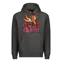 Charcoal Heather cupids candy olivia Premium Hoodie - OliviaCreatesArt