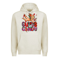 Oatmeal Heather cupids candy olivia Premium Hoodie - OliviaCreatesArt
