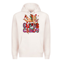 Pale Pink cupids candy olivia Premium Hoodie - OliviaCreatesArt
