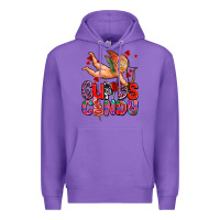 Purple cupids candy olivia Premium Hoodie - OliviaCreatesArt