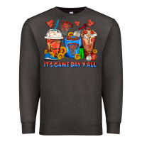 Smoke It's Game Day Y'all Basketball Coffee Cups Premium Sweatshirt - FaDigitalArtStudio