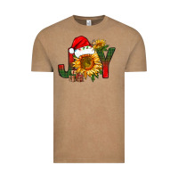 Vintage Coffee joy christmas with sunflower bbs Vintage Tee - BundleAndBundleShop