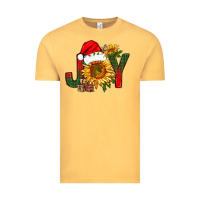 Vintage Mustard joy christmas with sunflower bbs Vintage Tee - BundleAndBundleShop