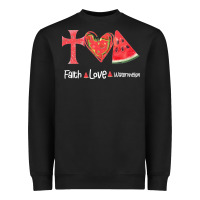 Faith Love Watermelon Heavyweight Sweatshirt | Teevron
