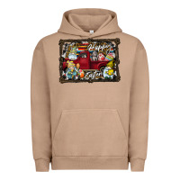 Pigment Burro Happy Easter Urban Hoodie - CowhideDigitalArt