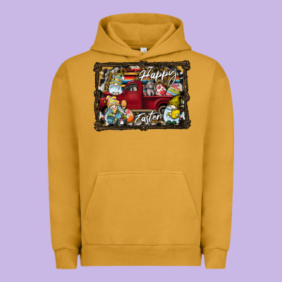 Happy Easter Urban Hoodie Designed By Cowhidedigitalart