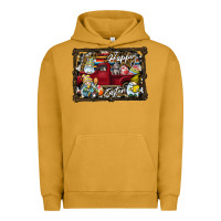 Pigment Peanut Butter Happy Easter Urban Hoodie - CowhideDigitalArt