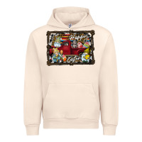 Sandshell Happy Easter Urban Hoodie - CowhideDigitalArt