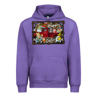 Tulip Happy Easter Urban Hoodie - CowhideDigitalArt