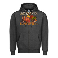 Charcoal Heather just a girl who loves fall Zipper Hoodie - CowGirlArtShop
