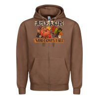 Chestnut just a girl who loves fall Zipper Hoodie - CowGirlArtShop