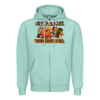 Seafoam just a girl who loves fall Zipper Hoodie - CowGirlArtShop