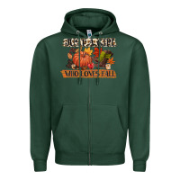 Sports Green just a girl who loves fall Zipper Hoodie - CowGirlArtShop