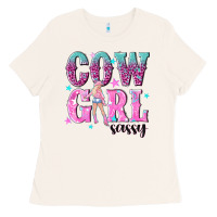 Cowgirl Sassy With Pink Cowgirl Ladies Tee | Teevron