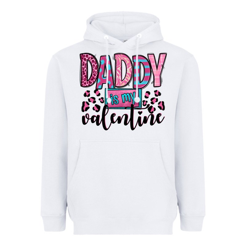 Daddy Is My Valentine Heavyweight Hoodie by OliviaCreatesArt | Teevron