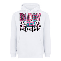 White daddy is my valentine Heavyweight Hoodie - OliviaCreatesArt