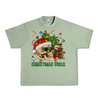 Oil Green Christmas Vibes Urban Heavy Tee - BundleAndBundleShop