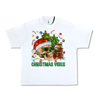 White Christmas Vibes Urban Heavy Tee - BundleAndBundleShop