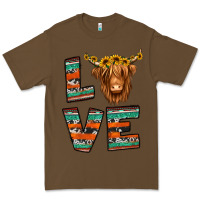 Cacao love highland cow Premium Tee - Jasminsmagicworld